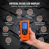 image:imageVEVOR 3in1 EMF Meter 5Hz  35GHz Handheld Rechargeable Electromagnetic Field Radiation Detector Digital LCD EMF Tester for EF MF RF Home Inspections Outdoor Ghost Hunting Paranormal Equipment