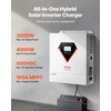 image:imageVEVOR 4000W Hybrid Solar Inverter 24V DC to 230V AC SinglePhase Pure Sine Wave Power Inverter with Builtin 120A MPPT Solar Charge Controller WiFi Module for Lead Acid Lithium Battery OffGrid24V to 120V 3000W