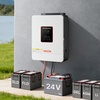 image:imageVEVOR 4000W Hybrid Solar Inverter 24V DC to 230V AC SinglePhase Pure Sine Wave Power Inverter with Builtin 120A MPPT Solar Charge Controller WiFi Module for Lead Acid Lithium Battery OffGrid24V to 230V 3000W
