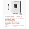 image:imageVEVOR 4000W Hybrid Solar Inverter 24V DC to 230V AC SinglePhase Pure Sine Wave Power Inverter with Builtin 120A MPPT Solar Charge Controller WiFi Module for Lead Acid Lithium Battery OffGrid24V to 230V 4000W