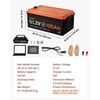 image:imageVEVOR 48V 512V 105AH Lithium Golf Cart Battery with 18A Charger Lifepo4 Battery Kit Builtin 200A BMS with Bluetooth amp Touch Monitor 2C Discharge 4000 Cycles for Golf Carts Trolling Motors