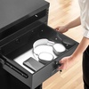 image:imageVEVOR 4U Rack Drawer Lockable Server Cabinet Case 138 Depth Server Rack Mount Drawer for 19 Network EquipmentDJAV Rack or Cabinet Enclosure 50 lbs Max Load with Cable Management Holes3U