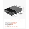image:imageVEVOR 4U Rack Drawer Lockable Server Cabinet Case 138 Depth Server Rack Mount Drawer for 19 Network EquipmentDJAV Rack or Cabinet Enclosure 50 lbs Max Load with Cable Management Holes3U