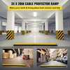 image:imageVEVOR 5 Channel Cable Protectors Extreme Rubber Cable Ramps Heavy Duty Protective Cable Wire Cord Ramp Driveway Rubber Traffic Speed Bumps Cable Protector 5Channel 1Pack18000Lb  for Driveway Modular Interlocking Connection Heavy Duty Cable Traffic Speed Bump with FlipOpen Top Cover Black  Yellow5 Channel