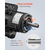 image:imageVEVOR 5 HP Electric Motor 1725RPM Air Compressor Motor CWCCW Rotation 1125 inch Shaft Diameter 275inch Shaft Length 207Nm Torque ThreePhase TEFC Cooling 230V460V 184T Frame1