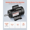 image:imageVEVOR 5 HP Electric Motor 1725RPM Air Compressor Motor CWCCW Rotation 1125 inch Shaft Diameter 275inch Shaft Length 207Nm Torque ThreePhase TEFC Cooling 230V460V 184T Frame1