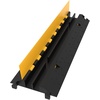 image:imageVEVOR 5 Pack Rubber Cable Protector Ramp 2 Channel Heavy Duty 66000 lbs Load Capacity Cable Wire Cord Cover Ramp Speed Bump Driveway Hose Cable Ramp Protective Cover 2Channel 5 Pack66000 lbs5 Pcs