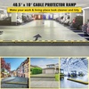 image:imageVEVOR 5 Pack Rubber Cable Protector Ramp 2 Channel Heavy Duty 66000 lbs Load Capacity Cable Wire Cord Cover Ramp Speed Bump Driveway Hose Cable Ramp Protective Cover 2Channel 5 Pack66000 lbs5 Pcs