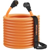 image:imageVEVOR 50 Amp 100 Feet RV Extension Cord 125V250V Heavy Duty 63  81 Gauge STW RV Power Cord NEMA 1450P to NEMA 1450R with Power Indicator Cord Organizer 15A Adapter for Camper Trailer