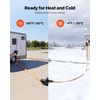 image:imageVEVOR 50 Amp 75 Feet RV Extension Cord 125V250V 7500W Heavy Duty 63  81 Gauge STW RV Power Cord NEMA 1450P to NEMA 1450R with Power Indicator Cord Organizer 15A Adapter for Camper Trailer