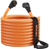 image:imageVEVOR 50 Amp 75 Feet RV Extension Cord 125V250V 7500W Heavy Duty 63  81 Gauge STW RV Power Cord NEMA 1450P to NEMA 1450R with Power Indicator Cord Organizer 15A Adapter for Camper Trailer