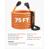 image:imageVEVOR 50 Amp 75 Feet RV Extension Cord 125V250V 7500W Heavy Duty 63  81 Gauge STW RV Power Cord NEMA 1450P to NEMA 1450R with Power Indicator Cord Organizer 15A Adapter for Camper Trailer