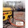 image:imageVEVOR 50 Amp Generator Cord 25 Feet 125250V RV Power Cord NEMA 1450P to SS250R with Twist Lock Grip Handle Heavy Duty 6AWG3  8AWG1 Generator Cable for RV Camper Generator to House Orange