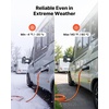 image:imageVEVOR 50 Amp Generator Cord 25 Feet 125250V RV Power Cord NEMA 1450P to SS250R with Twist Lock Grip Handle Heavy Duty 6AWG3  8AWG1 Generator Cable for RV Camper Generator to House Orange