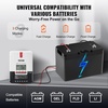image:imageVEVOR 50A MPPT Solar Charge Controller 12V  24V Auto DC Input Solar Panel Regulator Charger with Bluetooth Module 98 Charging Efficiency for SealedAGM Gel Flooded and Lithium Battery Charging20A 1224V MPPT