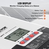 image:imageVEVOR 50A MPPT Solar Charge Controller 12V  24V Auto DC Input Solar Panel Regulator Charger with Bluetooth Module 98 Charging Efficiency for SealedAGM Gel Flooded and Lithium Battery Charging20A 1224V MPPT