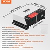 image:imageVEVOR 50A MPPT Solar Charge Controller 12V  24V Auto DC Input Solar Panel Regulator Charger with Bluetooth Module 98 Charging Efficiency for SealedAGM Gel Flooded and Lithium Battery Charging50A 1224V MPPT