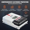 image:imageVEVOR 50A MPPT Solar Charge Controller 12V  24V Auto DC Input Solar Panel Regulator Charger with Bluetooth Module 98 Charging Efficiency for SealedAGM Gel Flooded and Lithium Battery Charging20A 1224V MPPT