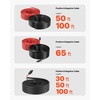 image:imageVEVOR 50FT Solar Panel Extension Cable 10 AWG Solar Panel Wire with Flame Retardant Protective Sleeving Female and Male Connectors IP67 Waterproof PV Wire for Outdoor Automotive RV Black amp Red