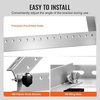 image:imageVEVOR 50Inch Solar Panel Mounting Brackets 0 to 90 Adjustable Tilt Mount Brackets Support 100550W Solar Panels Lightweight Aluminum Brackets with Folding Tilt Legs for RV Roof Boat OffGridSilverGray
