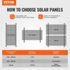 image:imageVEVOR 50Inch Solar Panel Mounting Brackets 0 to 90 Adjustable Tilt Mount Brackets Support 100550W Solar Panels Lightweight Aluminum Brackets with Folding Tilt Legs for RV Roof Boat OffGridSilverGray