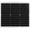 image:imageVEVOR 50W 12V Solar Battery Charger Maintainer Mono Solar Panel Trickle Battery Charger with Upgraded MPPT Controller IP65 Waterproof for Car Boat RV Trailer Flat Rooftop Bracket Not Included