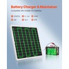image:imageVEVOR 50W 12V Solar Battery Charger Maintainer Mono Solar Panel Trickle Battery Charger with Upgraded MPPT Controller IP65 Waterproof for Car Boat RV Trailer Flat Rooftop Bracket Not Included