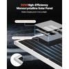 image:imageVEVOR 50W 12V Solar Battery Trickle Charger Maintainer Mono Solar Panel Battery Charger with Upgraded MPPT Controller amp Adjustable Mount Bracket IP65 Waterproof for Car Boat RV Trailer House Roof50W
