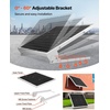image:imageVEVOR 50W 12V Solar Battery Trickle Charger Maintainer Mono Solar Panel Battery Charger with Upgraded MPPT Controller amp Adjustable Mount Bracket IP65 Waterproof for Car Boat RV Trailer House Roof50W