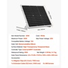 image:imageVEVOR 50W 12V Solar Battery Trickle Charger Maintainer Mono Solar Panel Battery Charger with Upgraded MPPT Controller amp Adjustable Mount Bracket IP65 Waterproof for Car Boat RV Trailer House Roof50W