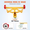 image:imageVEVOR 55 Gallon Drum Dolly 1200 Pounds Capacity Oil Drum Cart with 3 SmoothRolling Wheels and LaborSaving Handle Heavy Duty Q235 Steel Barrel Drum Dollies for Garages Warehouse Workshop