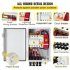 image:imageVEVOR 6 String PV Combiner Box Metal Solar Combiner Box with 15A Rated Current Fuse amp 125A Circuit Breaker for OnOff Grid Solar Panel System IP65ABS Plastic