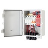 image:imageVEVOR 6 String PV Combiner Box Metal Solar Combiner Box with 15A Rated Current Fuse amp 125A Circuit Breaker for OnOff Grid Solar Panel System IP65ABS Plastic