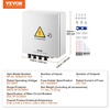 image:imageVEVOR 6 String PV Combiner Box Metal Solar Combiner Box with 15A Rated Current Fuse amp 125A Circuit Breaker for OnOff Grid Solar Panel System IP65Metal