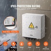 image:imageVEVOR 6 String PV Combiner Box Metal Solar Combiner Box with 15A Rated Current Fuse amp 125A Circuit Breaker for OnOff Grid Solar Panel System IP65Metal