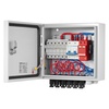 image:imageVEVOR 6 String PV Combiner Box Metal Solar Combiner Box with 15A Rated Current Fuse amp 125A Circuit Breaker for OnOff Grid Solar Panel System IP65Metal