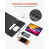 image:imageVEVOR 60W Foldable Solar Panel Charger 16BB NType Monocrystalline Solar Panel 24 Efficiency Lightweight Portable with MC4 Output TypeC USBA amp DC Ports for Power Stations Camping Hiking30W