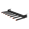 image:imageVEVOR 685 Clamp on Debris Forks for Buckets 7 Fork Tines 4560lbs Load Capacity Heavy Duty Pallet Forks for Tractor Loader Skid Steer Bolt on Bucket Attachments for Removing Yard Waste and Debris685