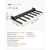 image:imageVEVOR 685 Clamp on Debris Forks for Buckets 7 Fork Tines 4560lbs Load Capacity Heavy Duty Pallet Forks for Tractor Loader Skid Steer Bolt on Bucket Attachments for Removing Yard Waste and Debris685