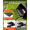 image:imageVEVOR 685 Clamp on Debris Forks for Buckets 7 Fork Tines 4560lbs Load Capacity Heavy Duty Pallet Forks for Tractor Loader Skid Steer Bolt on Bucket Attachments for Removing Yard Waste and Debris685