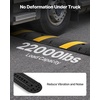 image:imageVEVOR 6FT Rubber Driveway Speed Bumps for Road2PCS Heavy Duty 2 Channel Modular Traffic Speed Humps 22000 lbsAxle Load Capacity 72 Cable Protector Ramp with Screws for Asphalt Concrete Gravel1 Pack6FT