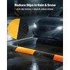 image:imageVEVOR 6FT Rubber Driveway Speed Bumps for Road2PCS Heavy Duty 2 Channel Modular Traffic Speed Humps 22000 lbsAxle Load Capacity 72 Cable Protector Ramp with Screws for Asphalt Concrete Gravel2 Pack3FT
