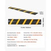 image:imageVEVOR 6FT Rubber Driveway Speed Bumps for Road2PCS Heavy Duty 2 Channel Modular Traffic Speed Humps 22000 lbsAxle Load Capacity 72 Cable Protector Ramp with Screws for Asphalt Concrete Gravel2 Pack6FT