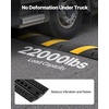 image:imageVEVOR 6FT Rubber Driveway Speed Bumps for Road2PCS Heavy Duty 2 Channel Modular Traffic Speed Humps 22000 lbsAxle Load Capacity 72 Cable Protector Ramp with Screws for Asphalt Concrete Gravel2 Pack6FT