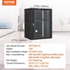 image:imageVEVOR 6U Wall Mount Network Server Cabinet 155 Deep Server Rack Cabinet Enclosure 200 lbs Max GroundMounted Load Capacity with Locking Glass Door Side Panels for IT Equipment AV Devices15UGlass Door