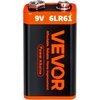 image:imageVEVOR 9V Alkaline Batteries 12Pack 9 Volt Square Battery for Smoke Detector 10Year Shelf Life Long Lasting AllPurpose for Fire Alarm Household Office Business Devices Electronics amp Audio