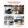image:imageVEVOR Adjustable Gantry Crane 4400 lbs Capacity Portable Shop Lift Hoist with 9961469 in Height Adjustable Manual Trolley Hoist Sling Shackles Hooks for Garage Factory Warehouse Auto Repair
