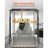 image:imageVEVOR Adjustable Gantry Crane 5000 lbs Capacity Portable Shop Lift Hoist with 10041476 in Height Adjustable Manual Trolley Locking Wheels Steel Construction for Factory Warehouse Auto Repair4400 lbs
