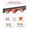 image:imageVEVOR Adjustable Gantry Crane 5000 lbs Capacity Portable Shop Lift Hoist with 10041476 in Height Adjustable Manual Trolley Locking Wheels Steel Construction for Factory Warehouse Auto Repair5000 lbs With Hoist