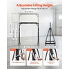 image:imageVEVOR Adjustable Gantry Crane 5000 lbs Capacity Portable Shop Lift Hoist with 10041476 in Height Adjustable Manual Trolley Locking Wheels Steel Construction for Factory Warehouse Auto Repair4400 lbs